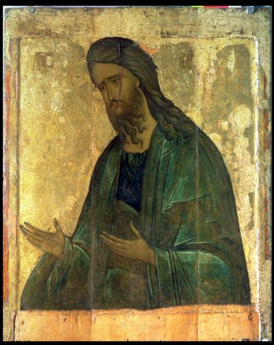 Icona di San Giovanni Battista da Andrei Rublev